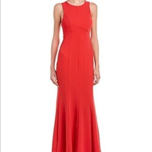 BCBG red maxi gown